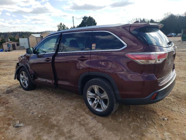 Изображение 2 2015 TOYOTA HIGHLANDER LIMITED 2015 с VIN 5TDYKRFH1FS059661