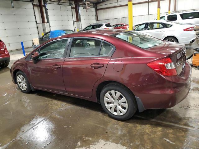Изображение 2 2012 HONDA CIVIC LX 2012 с VIN 19XFB2F57CE369274
