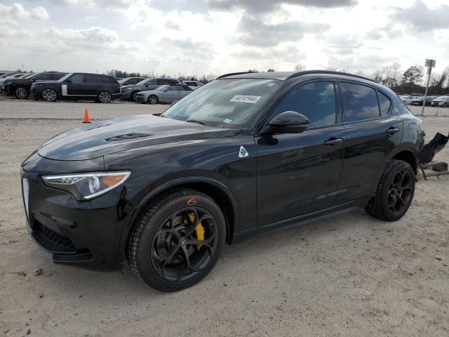 Image 1 of 2018 ALFA ROMEO STELVIO QUADRIFOGLIO 2018 with VIN ZASFAKEVXJ7C22567