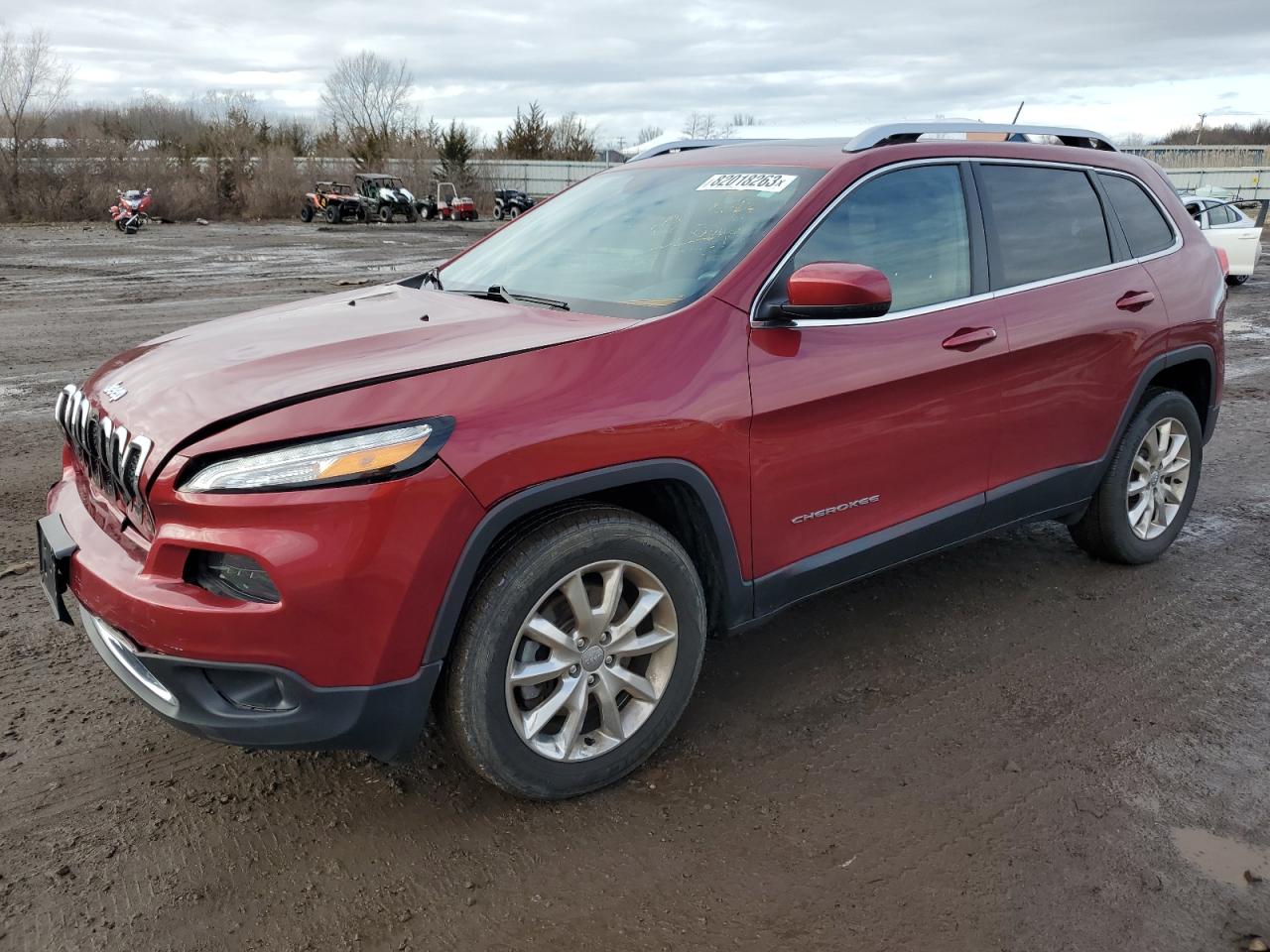 Image 1 of 2015 JEEP CHEROKEE LIMITED 2015 with VIN 1C4PJMDSXFW613795