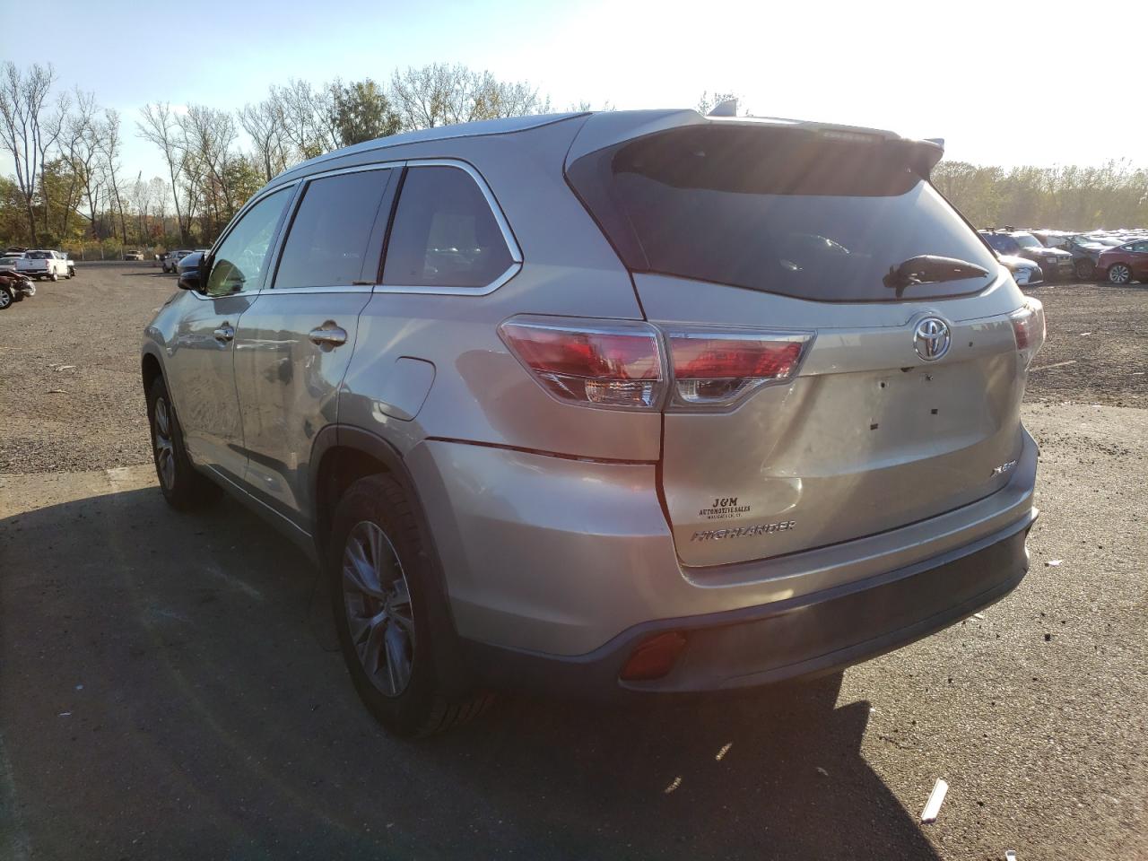 Obraz 2 z 2014 TOYOTA HIGHLANDER XLE 2014 z VIN 5TDJKRFH7ES009508