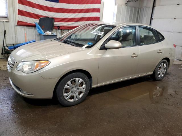 Image 1 of 2010 HYUNDAI ELANTRA BLUE 2010 with VIN KMHDU4AD8AU145565