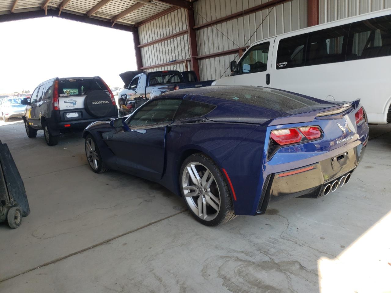 Image 2 of 2017 CHEVROLET CORVETTE STINGRAY Z51 1LT 2017 with VIN 1G1YG2D77H5111492