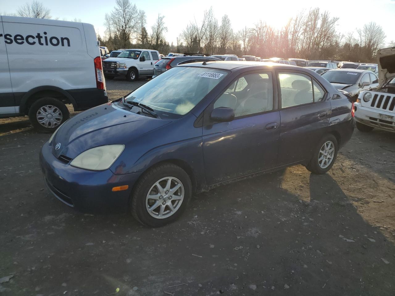 Image 1 of 2002 TOYOTA PRIUS  2002 with VIN JT2BK12U020048084