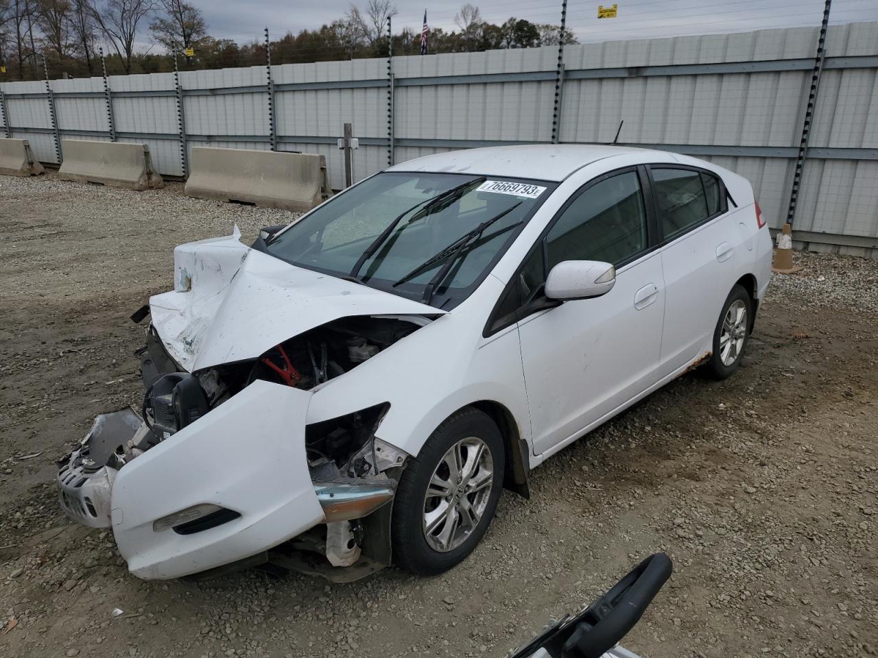 Image 1 of 2010 HONDA INSIGHT EX 2010 with VIN JHMZE2H76AS006069