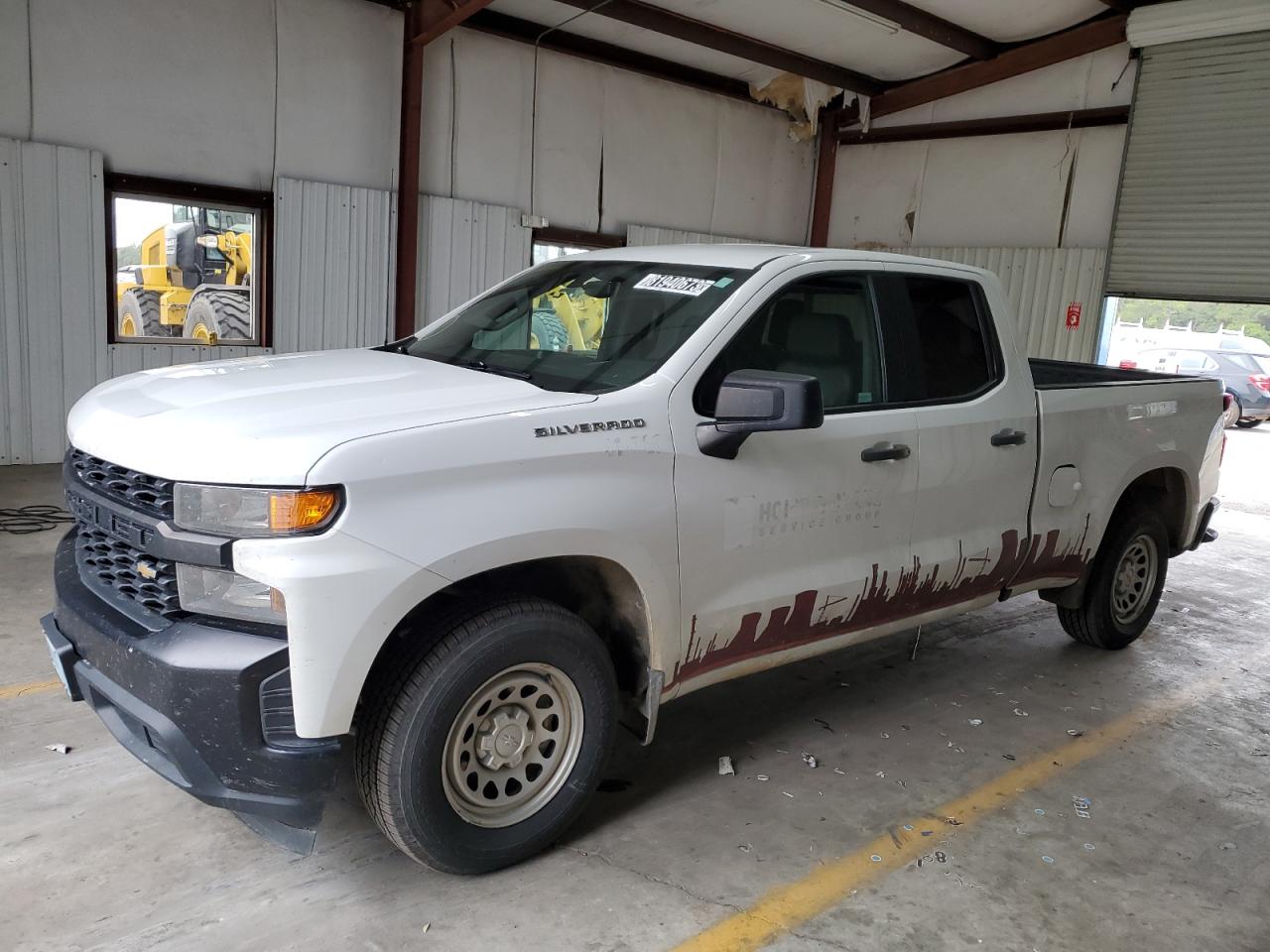 Image 1 of 2019 CHEVROLET SILVERADO C1500 2019 with VIN 1GCRWAEF5KZ418030