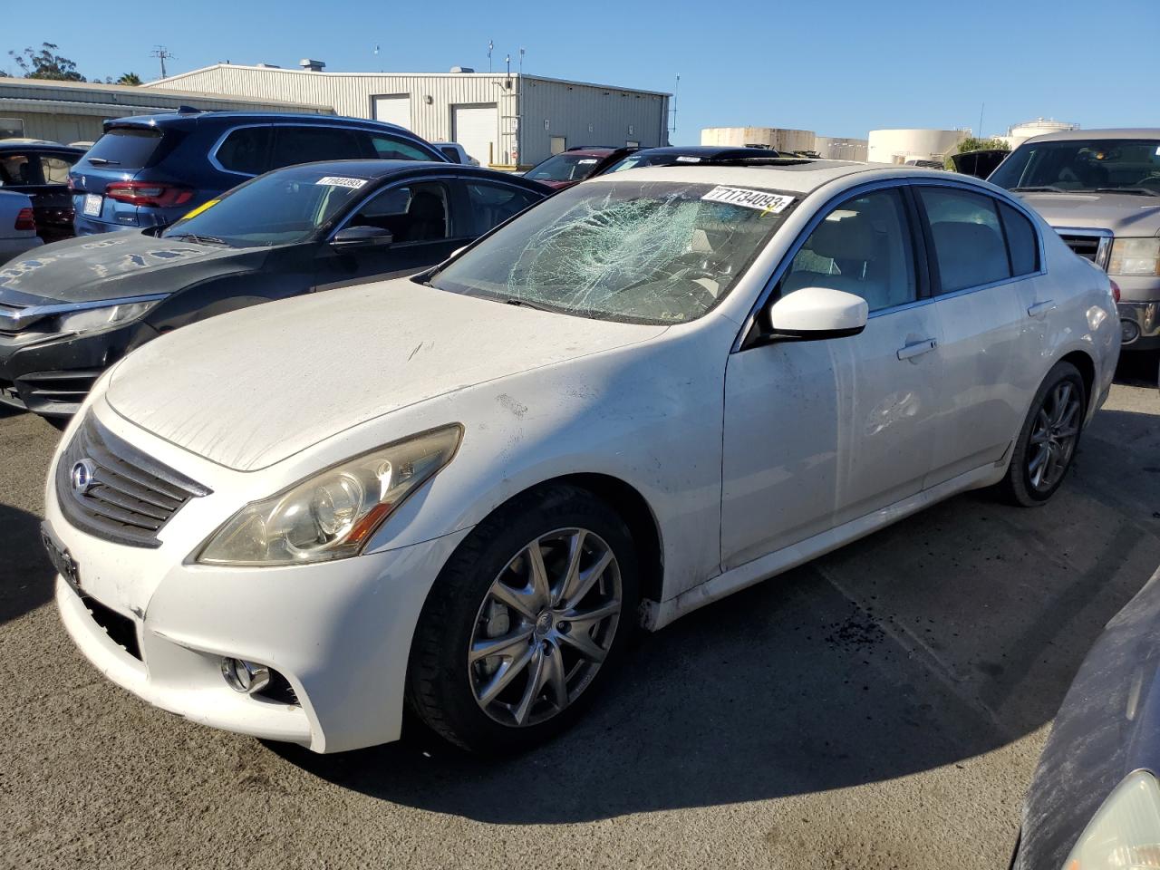 Image 1 of 2012 INFINITI G37 BASE 2012 with VIN JN1CV6AP9CM624618