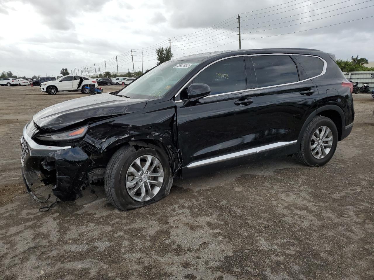Image 1 of 2020 HYUNDAI SANTA FE SEL 2020 with VIN 5NMS33AD3LH177827