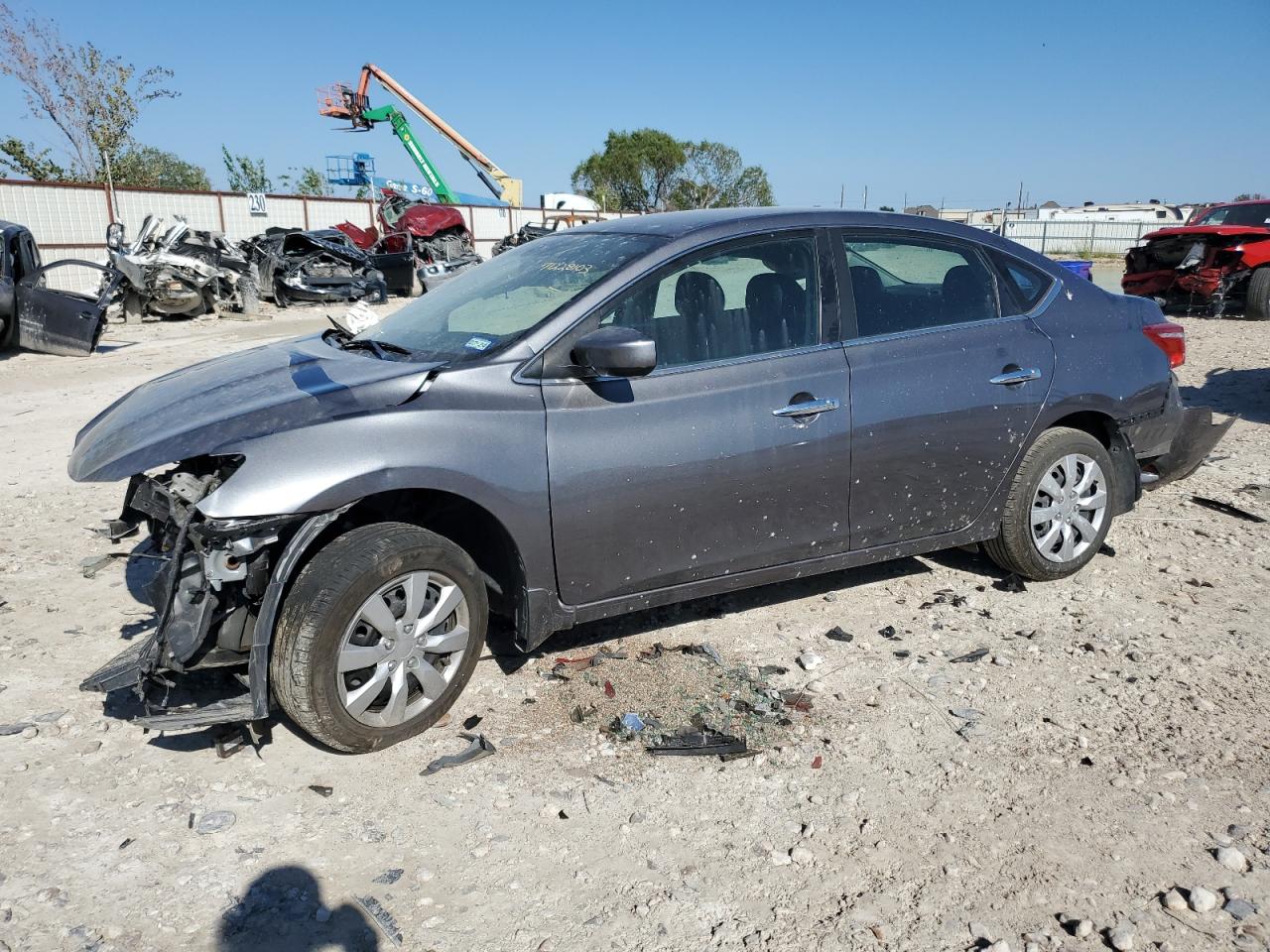 Image 1 of 2019 NISSAN SENTRA S 2019 with VIN 3N1AB7AP0KY400767