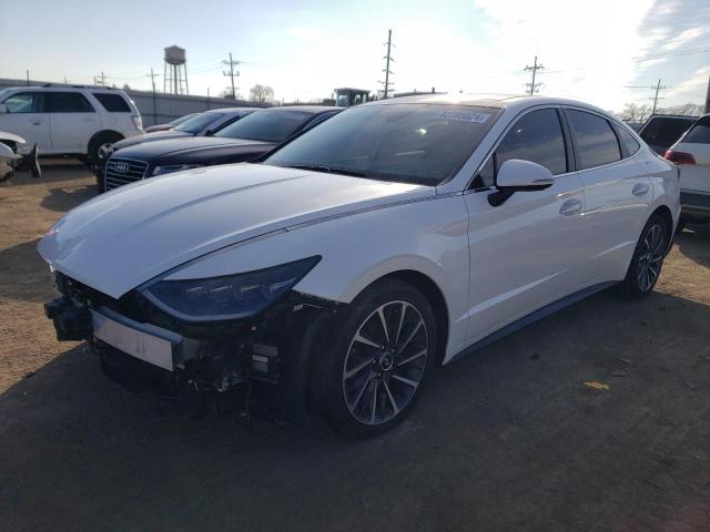 Image 1 of 2022 HYUNDAI SONATA LIMITED 2022 with VIN KMHL34J23NA180356