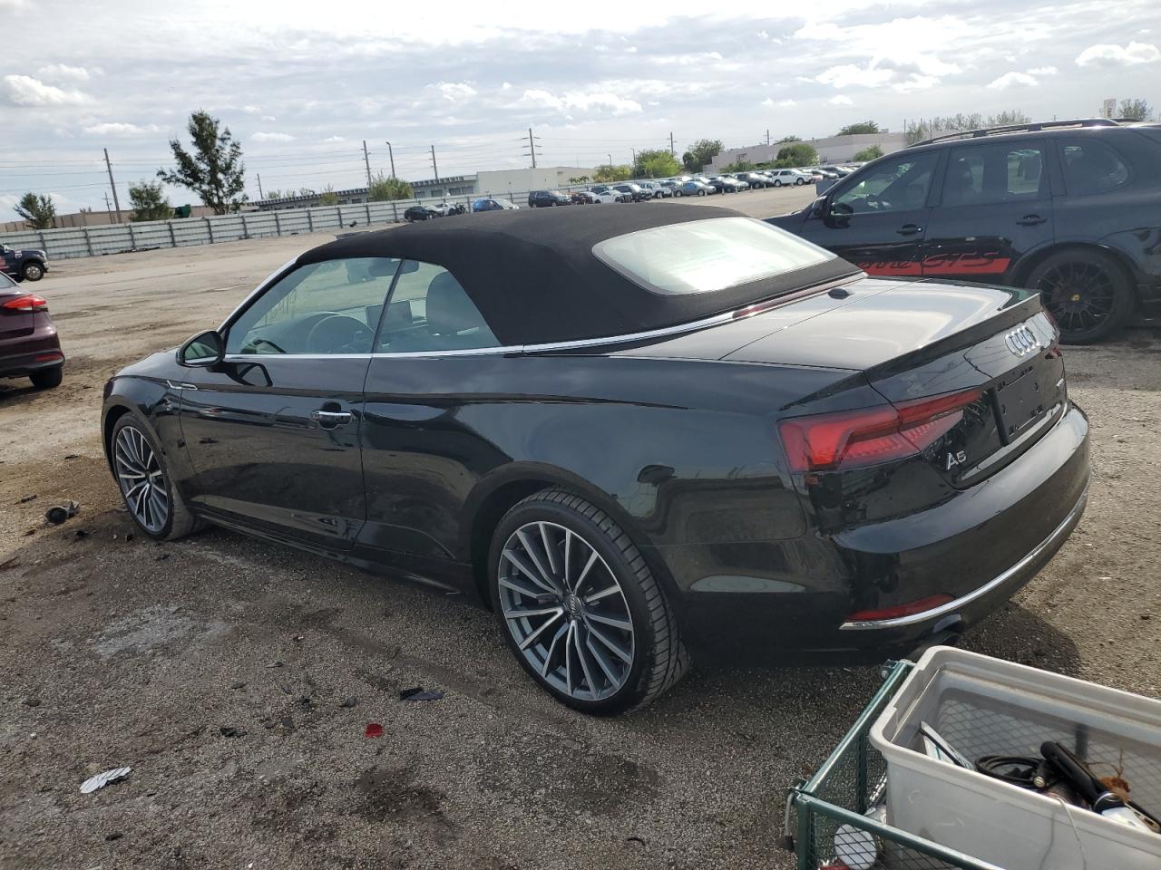 Image 2 of 2019 AUDI A5 PREMIUM PLUS 2019 with VIN WAUYNGF54KN010260
