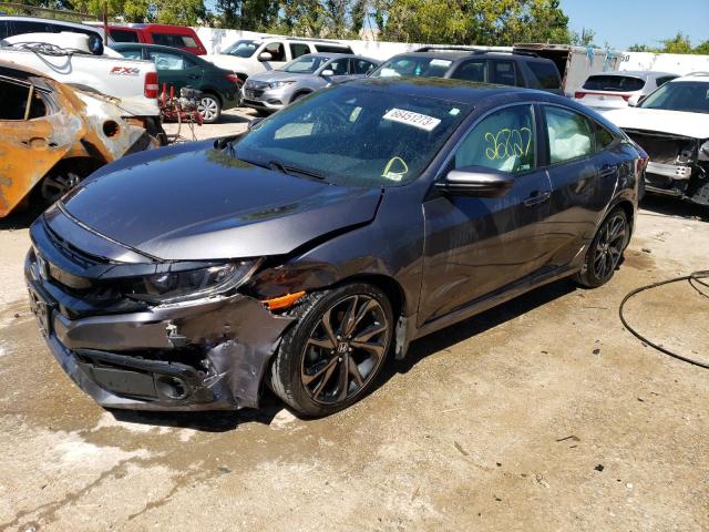 Image 1 of 2021 HONDA CIVIC SPORT 2021 with VIN 2HGFC2F80MH556628