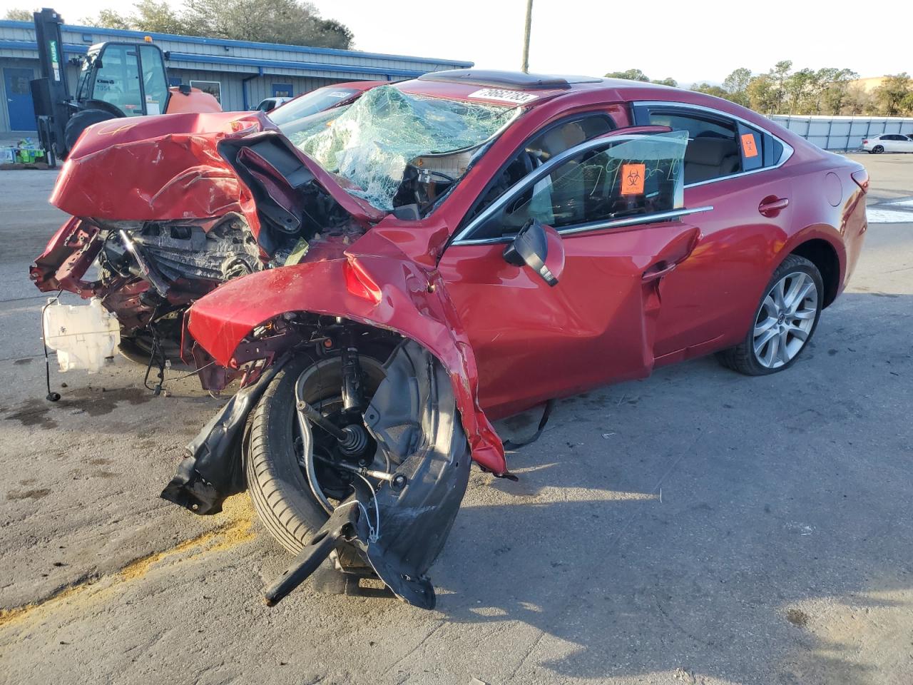 Image 1 of 2015 MAZDA 6 TOURING 2015 with VIN JM1GJ1V51F1191517