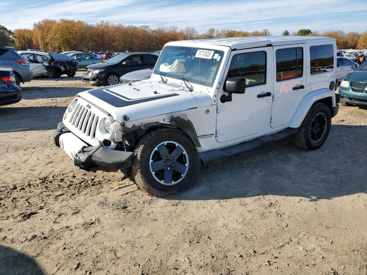 Изображение 1 2012 JEEP WRANGLER UNLIMITED SAHARA 2012 с VIN 1C4BJWEG8CL272569