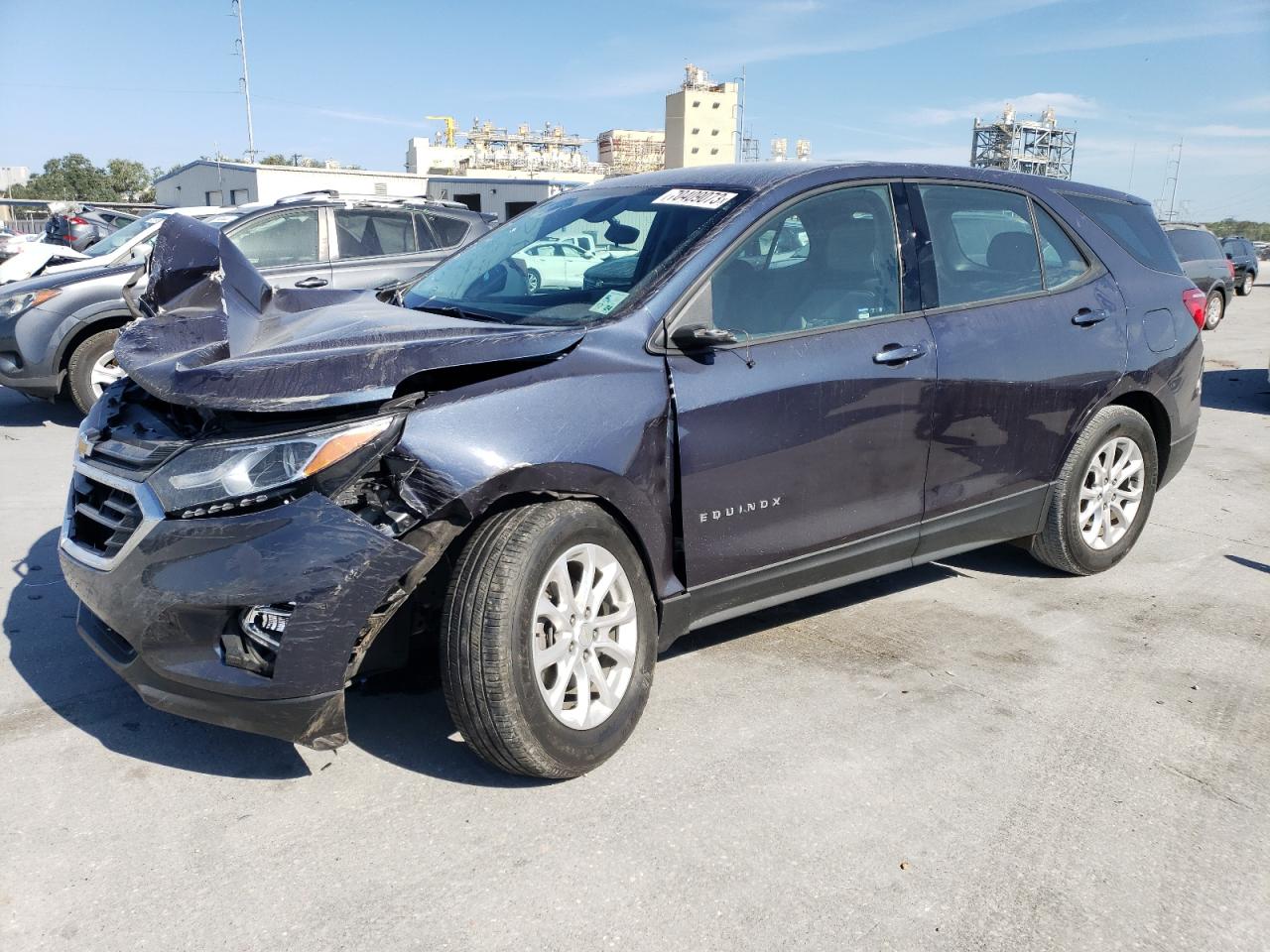 Image 1 of 2019 CHEVROLET EQUINOX LS 2019 with VIN 3GNAXHEV6KL185364