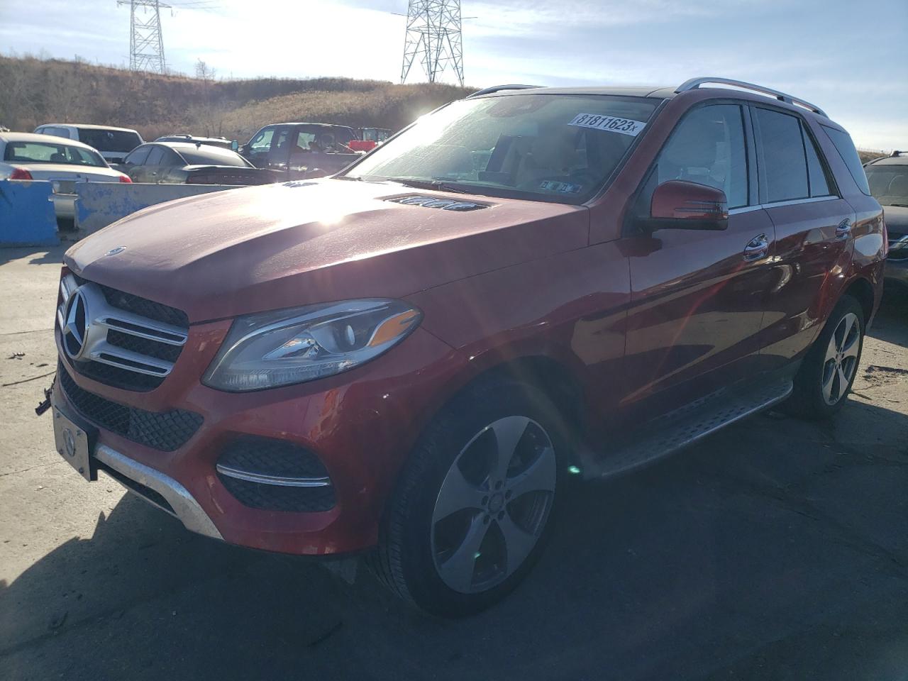 Image 1 of 2016 MERCEDES-BENZ GLE 350 4MATIC 2016 with VIN 4JGDA5HB9GA695726