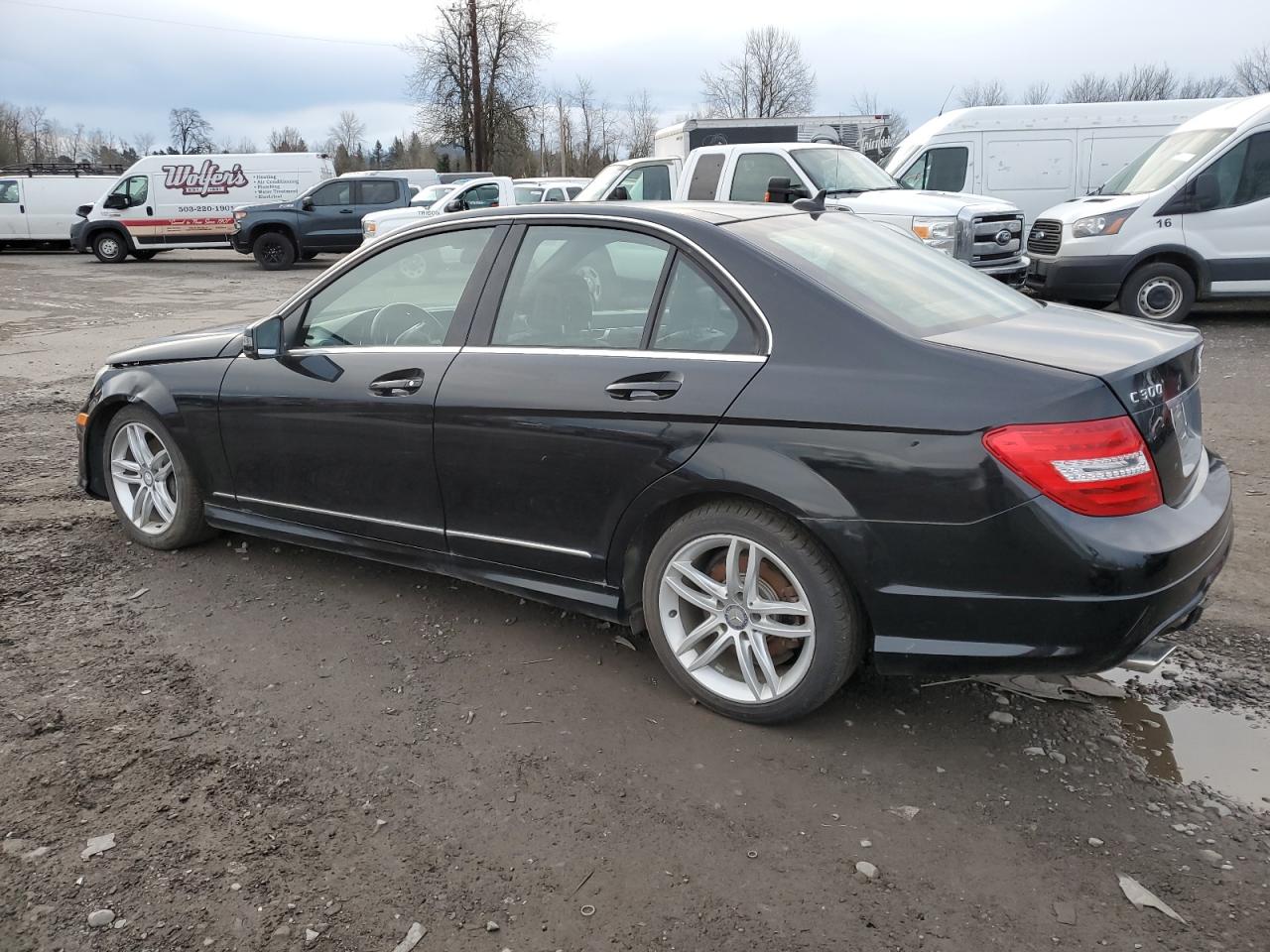 Image 2 of 2014 MERCEDES-BENZ C 300 4MATIC 2014 with VIN WDDGF8AB5EA953161