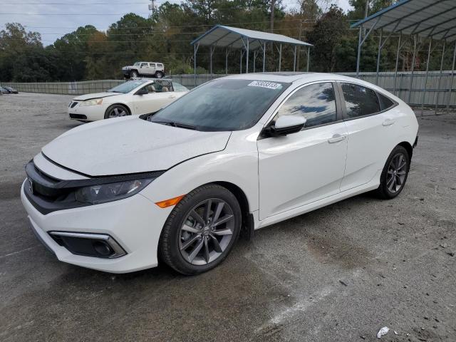 Image 1 of 2021 HONDA CIVIC EXL 2021 with VIN 19XFC1F79ME000474
