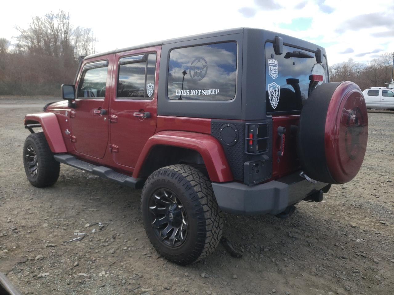Image 2 of 2013 JEEP WRANGLER UNLIMITED SPORT 2013 with VIN 1C4BJWDG7DL569514