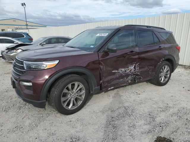 Image 1 of 2022 FORD EXPLORER XLT 2022 with VIN 1FMSK7DH7NGB66165