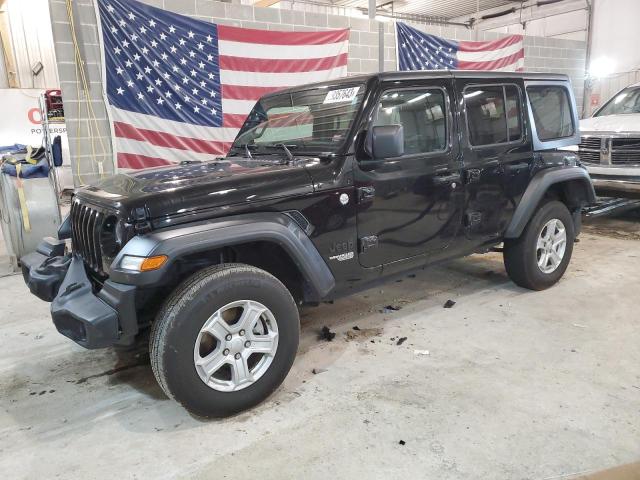 Image 1 of 2021 JEEP WRANGLER UNLIMITED SPORT 2021 with VIN 1C4HJXDN1MW805572