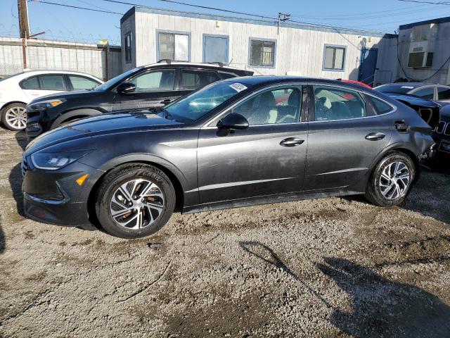 Image 1 of 2021 HYUNDAI SONATA HYBRID 2021 with VIN KMHL24JJ2MA029744