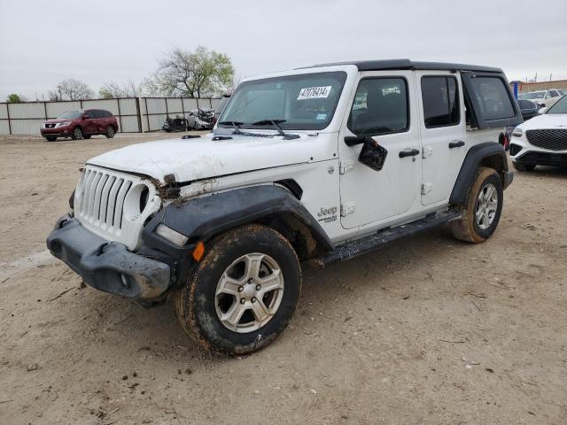 Image 1 of 2019 JEEP WRANGLER UNLIMITED SPORT 2019 with VIN 1C4HJXDG1KW603829
