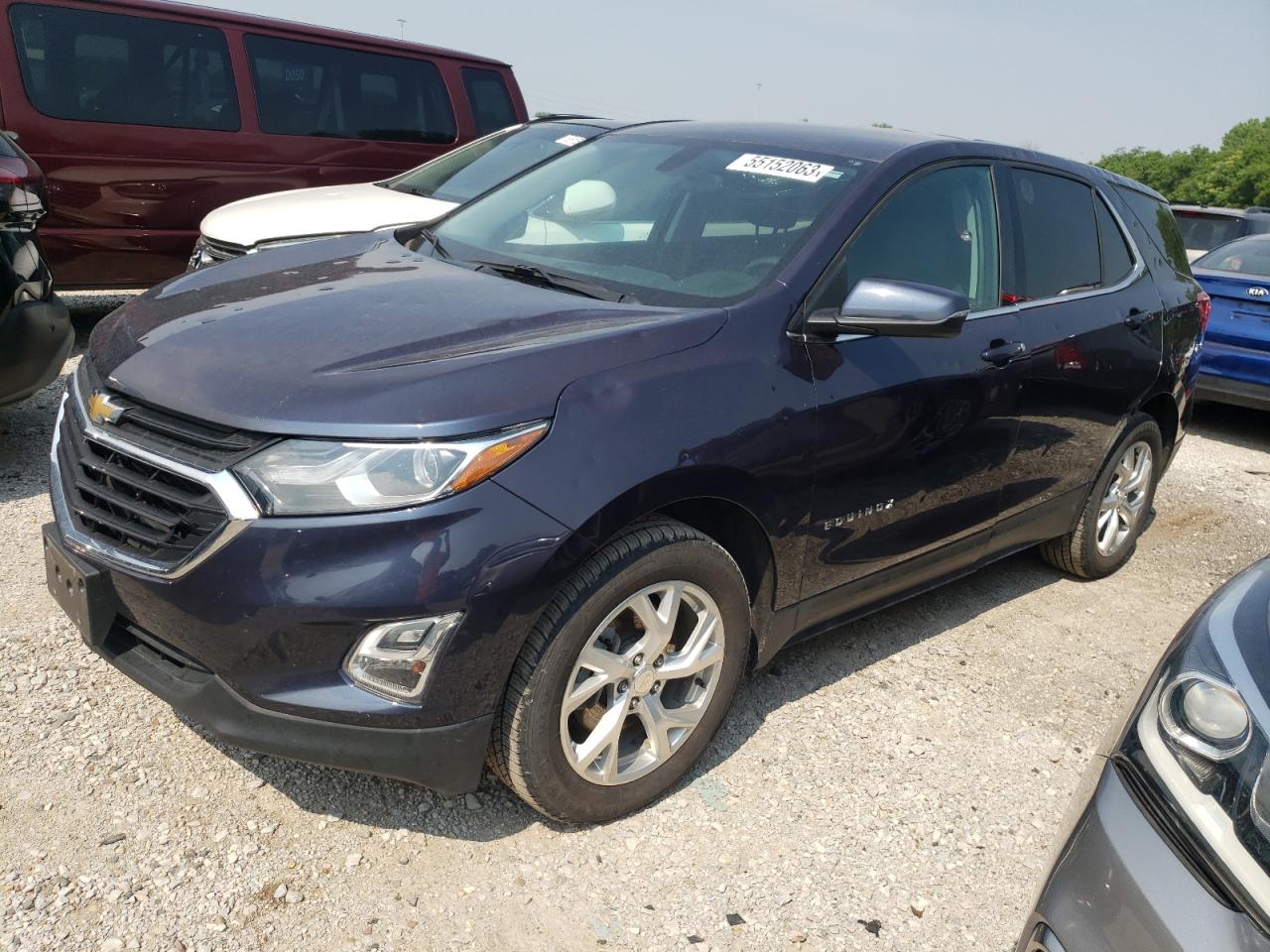 Image 1 of 2018 CHEVROLET EQUINOX LT 2018 with VIN 3GNAXTEXXJS528220