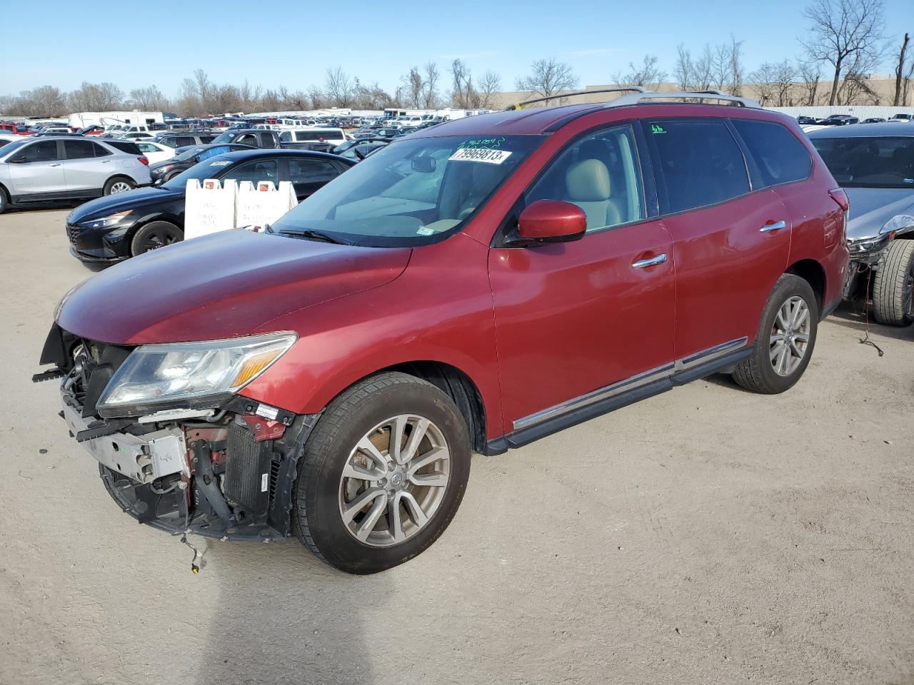 Изображение 1 2014 NISSAN PATHFINDER S 2014 с VIN 5N1AR2MM4EC654875