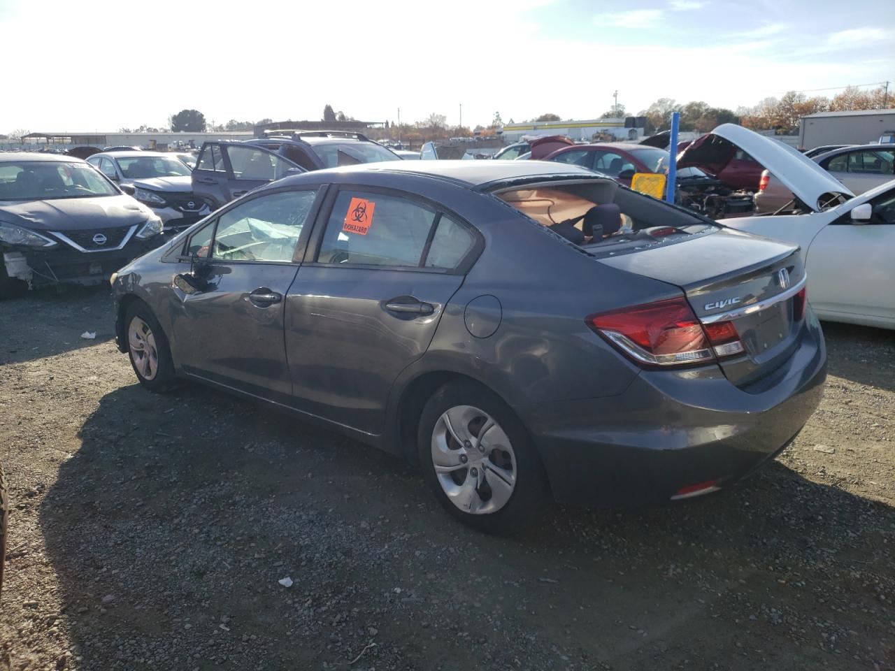 Изображение 2 2013 HONDA CIVIC LX 2013 с VIN 19XFB2F57DE258726