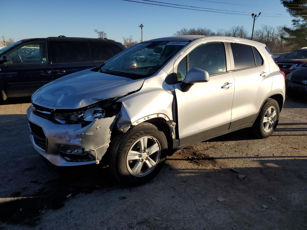 Image 1 of 2020 CHEVROLET TRAX LS 2020 with VIN KL7CJKSB3LB017966