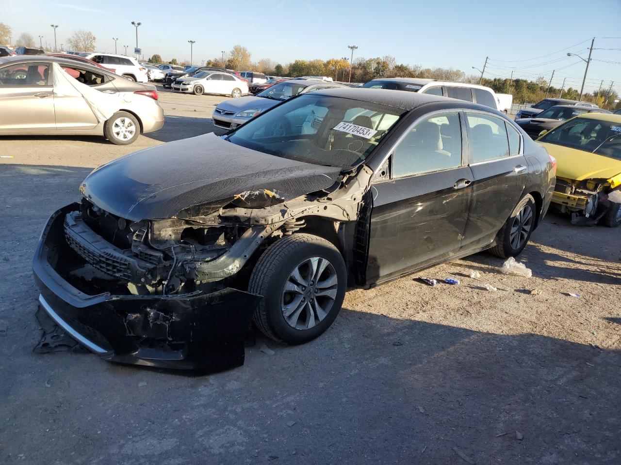 Image 1 of 2015 HONDA ACCORD LX 2015 with VIN 1HGCR2F34FA212680