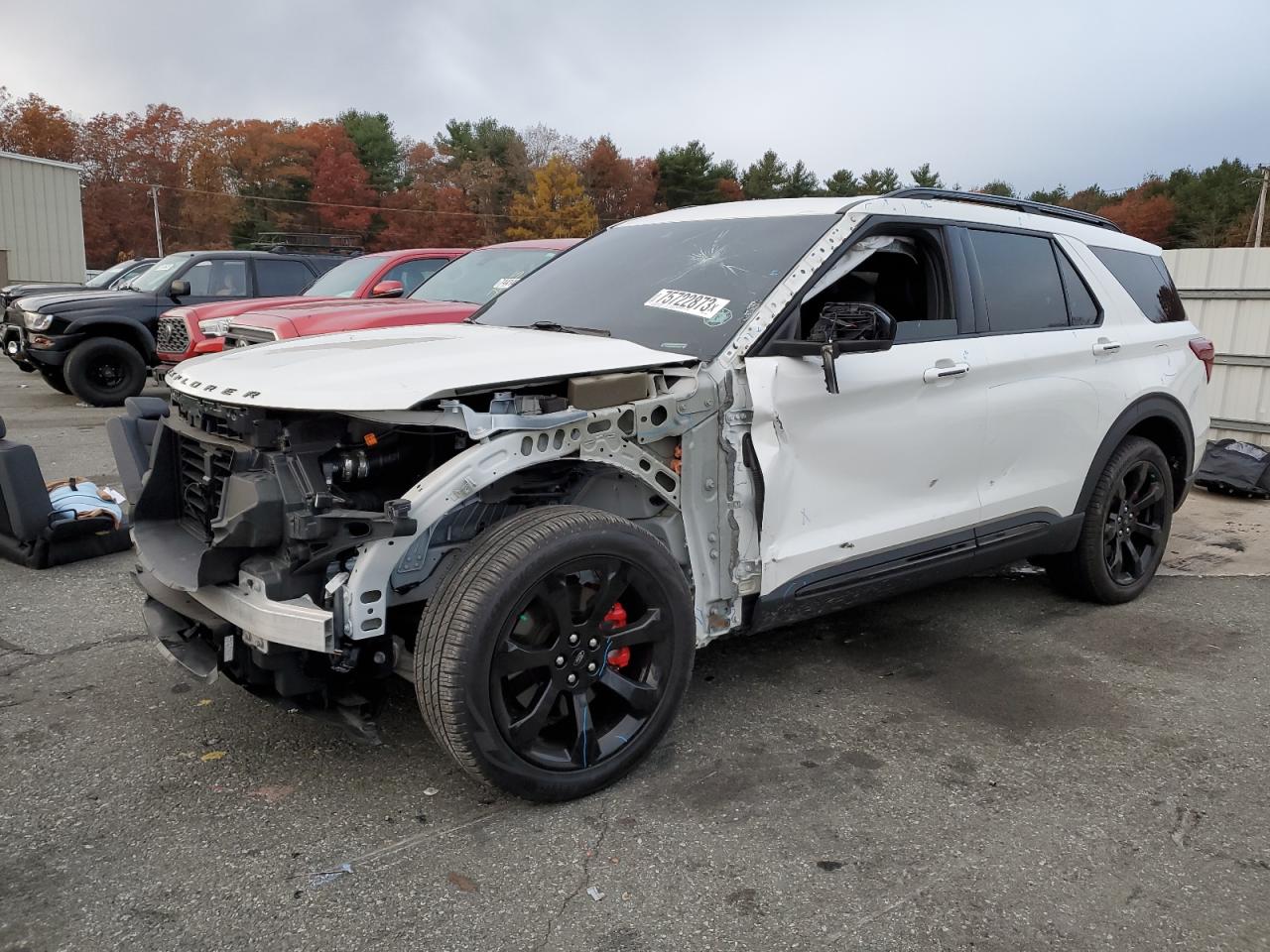 Изображение 1 2020 FORD EXPLORER ST 2020 с VIN 1FM5K8GC3LGC17922