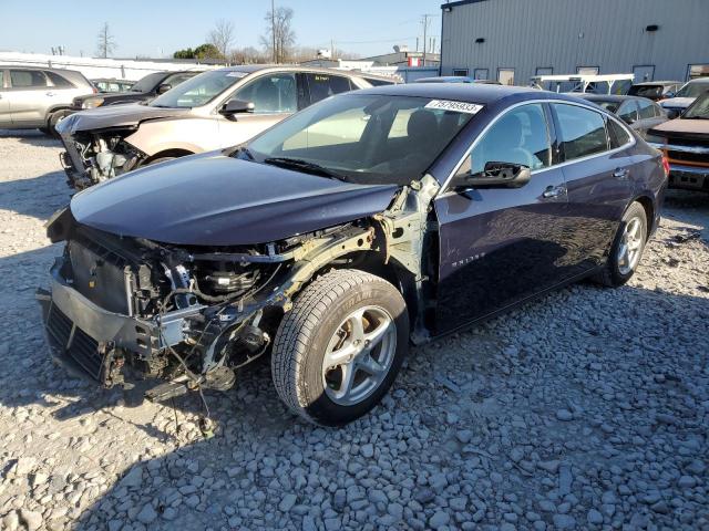 Image 1 of 2017 CHEVROLET MALIBU LS 2017 with VIN 1G1ZB5ST5HF245240