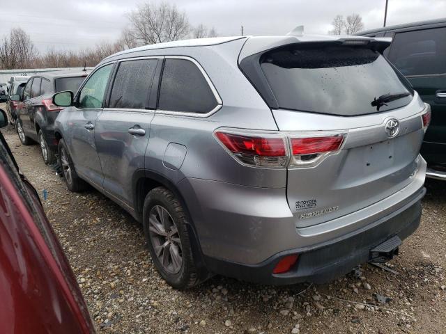 Image 2 of 2015 TOYOTA HIGHLANDER XLE 2015 with VIN 5TDJKRFH4FS076049