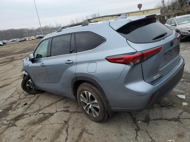 Image 2 of 2021 TOYOTA HIGHLANDER XLE 2021 with VIN 5TDGZRBH6MS153223