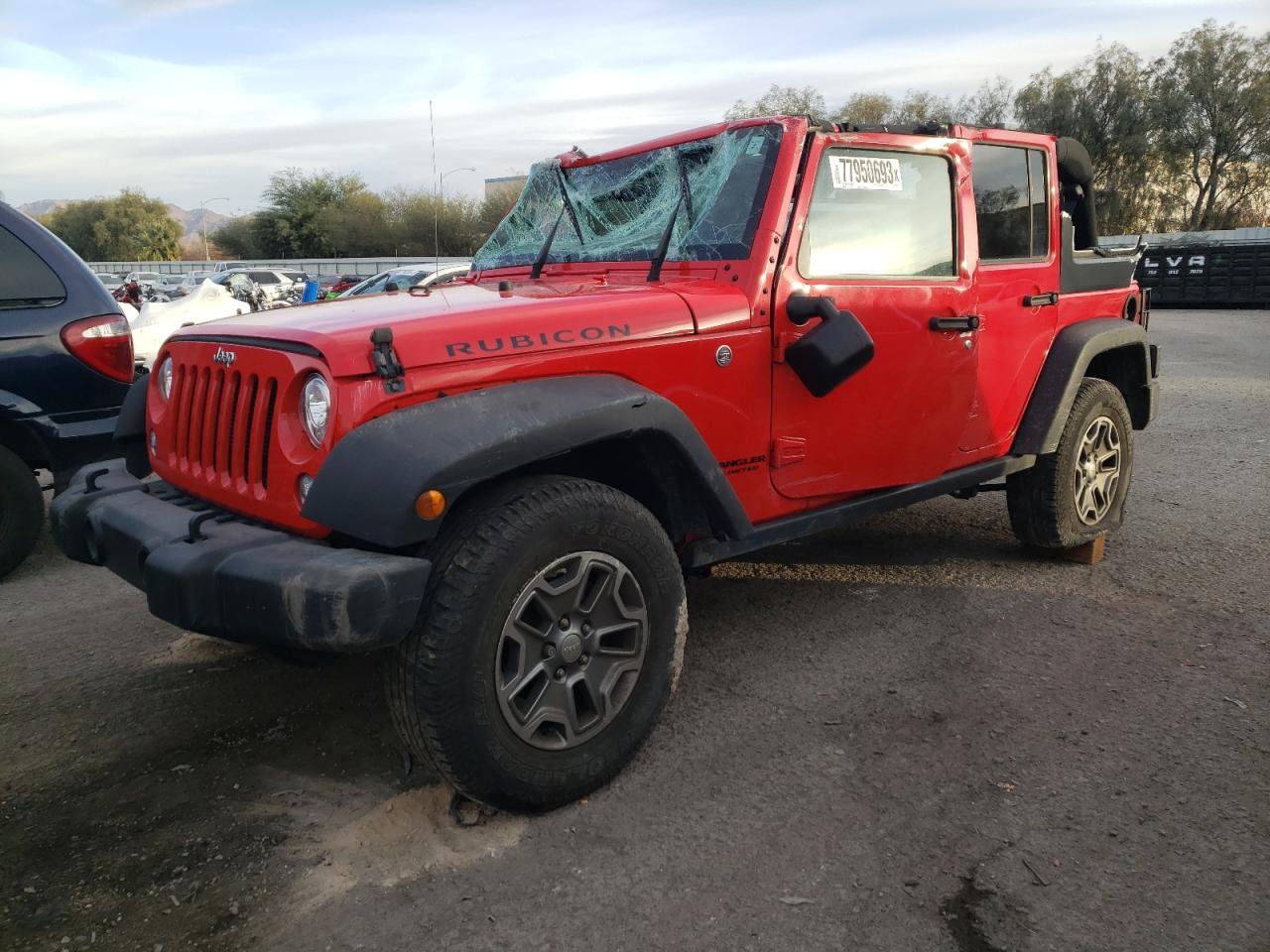 Image 1 of 2017 JEEP WRANGLER UNLIMITED RUBICON 2017 with VIN 1C4BJWFG0HL599697