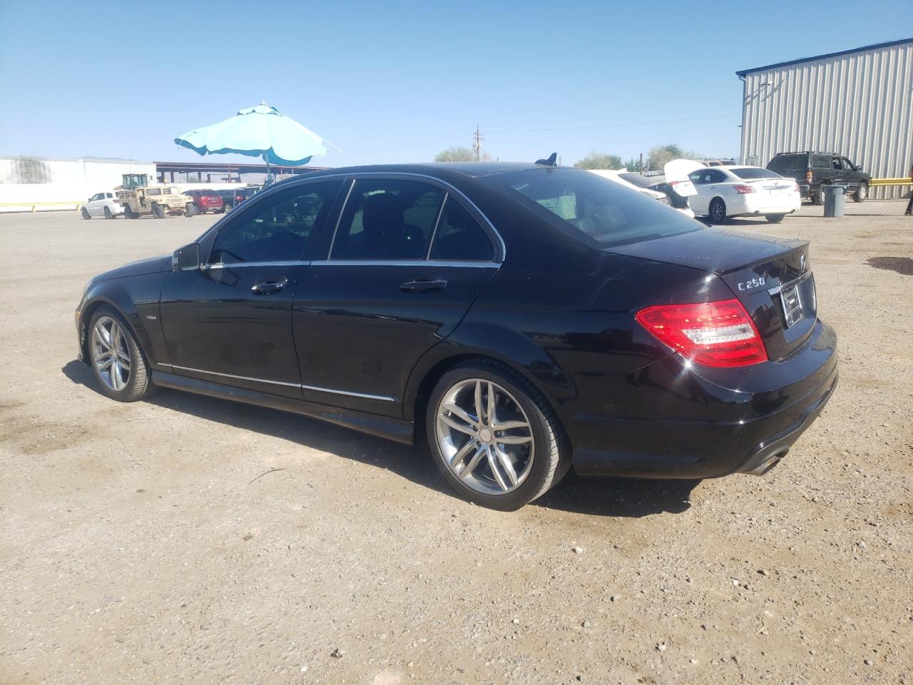 Image 2 of 2012 MERCEDES-BENZ C 250 2012 with VIN WDDGF4HB1CR206766