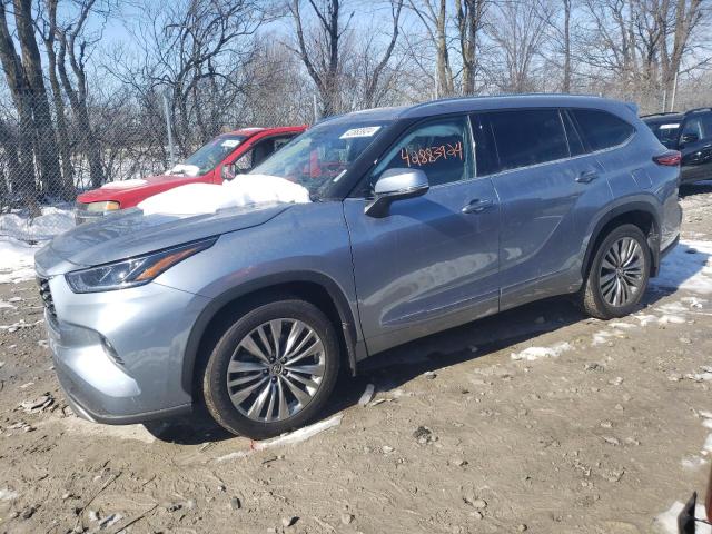 Image 1 of 2020 TOYOTA HIGHLANDER PLATINUM 2020 with VIN 5TDFZRBH1LS032397