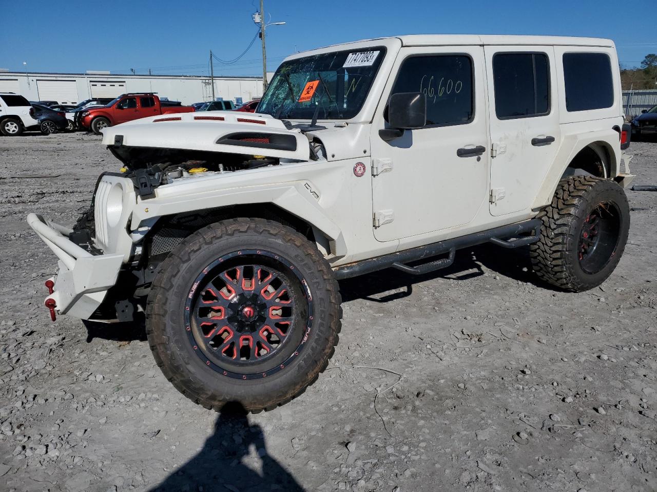 Image 1 of 2019 JEEP WRANGLER UNLIMITED SPORT 2019 with VIN 1C4HJXDG0KW665058