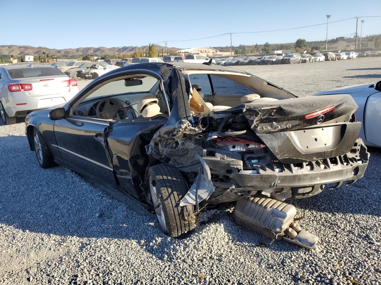 Obraz 2 z 2008 MERCEDES-BENZ CLK 350 2008 z VIN WDBTJ56H48F242902