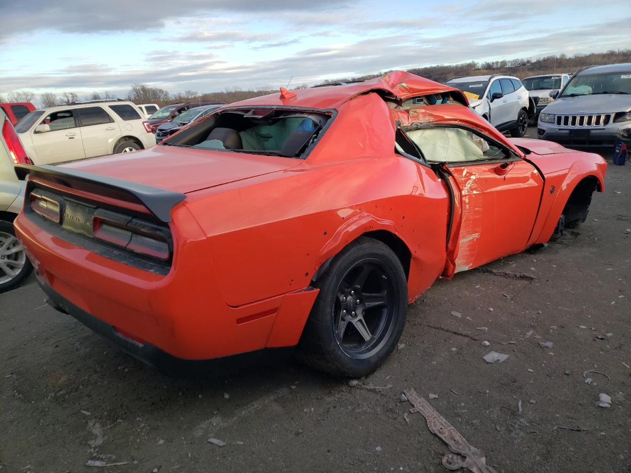Image 3 of 2021 DODGE CHALLENGER SRT HELLCAT REDEYE 2021 with VIN 2C3CDZL92MH630253