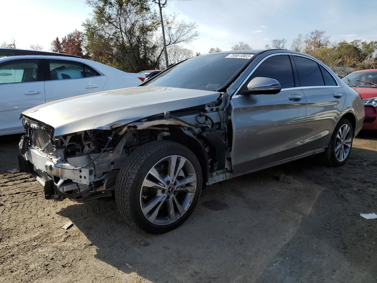 Image 1 of 2020 MERCEDES-BENZ C 300 4MATIC 2020 with VIN WDDWF8EB2LR550789