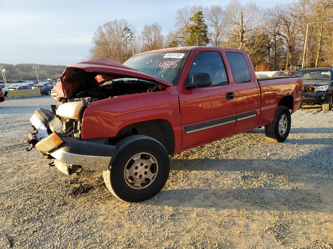 Изображение 1 2004 CHEVROLET SILVERADO K1500 2004 с VIN 2GCEK19T941374815