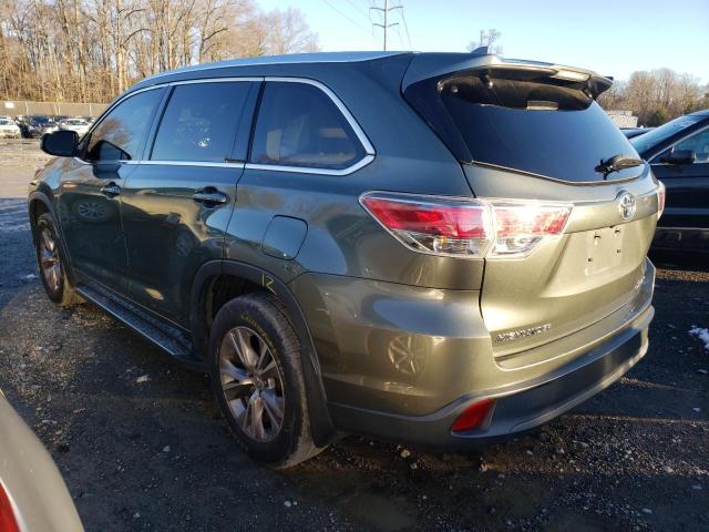 Изображение 2 2015 TOYOTA HIGHLANDER XLE 2015 с VIN 5TDJKRFH2FS131811