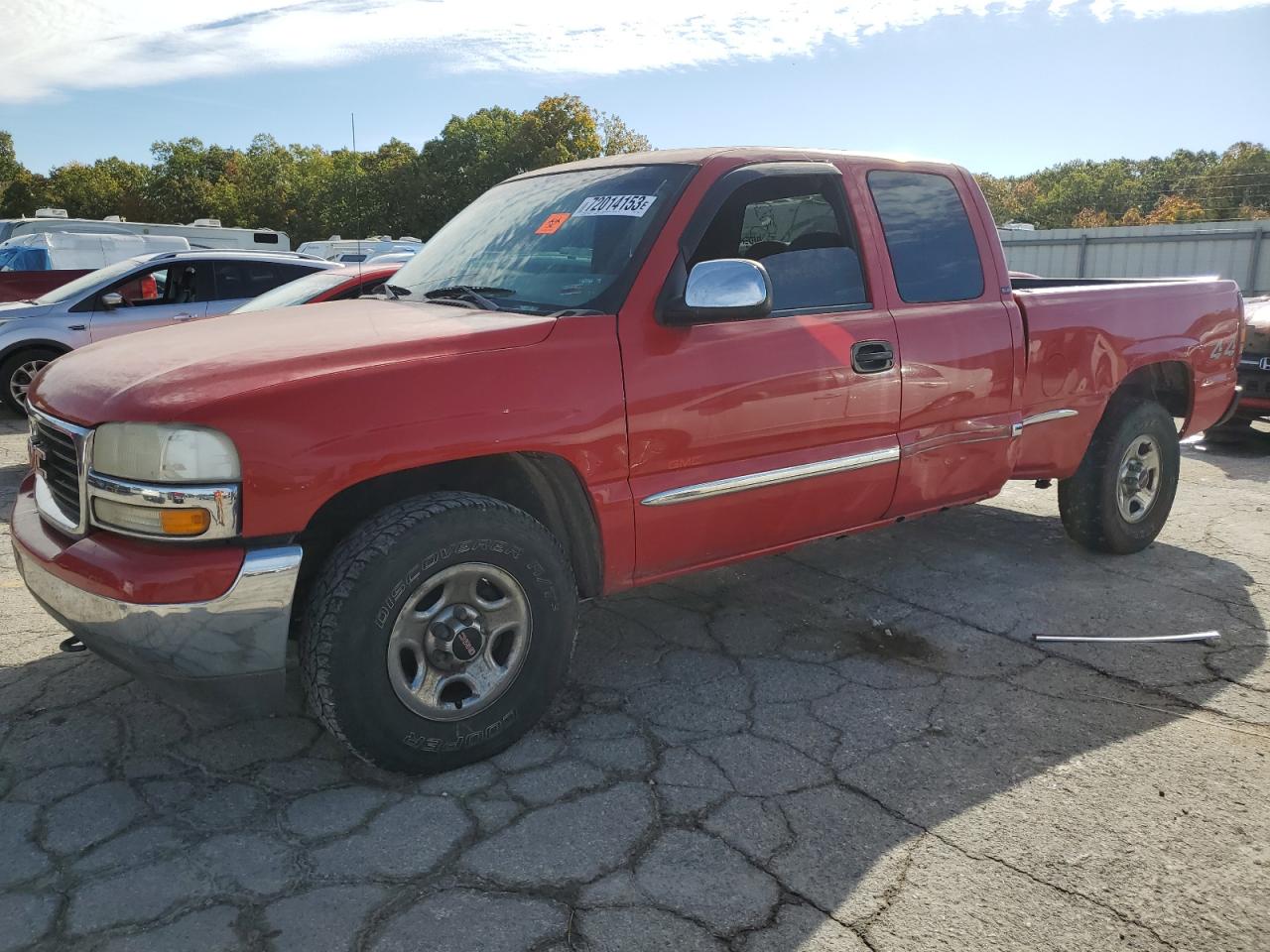 Image 1 of 2001 GMC NEW SIERRA K1500 2001 with VIN 1GTEK19V01E249407