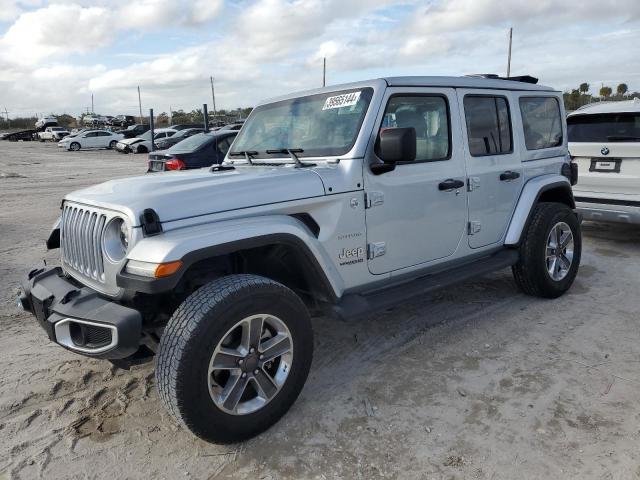 Image 1 of 2022 JEEP WRANGLER UNLIMITED SAHARA 2022 with VIN 1C4HJXEN7NW192261
