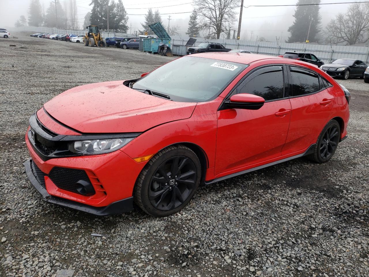 Image 1 of 2017 HONDA CIVIC SPORT 2017 with VIN SHHFK7H42HU417605