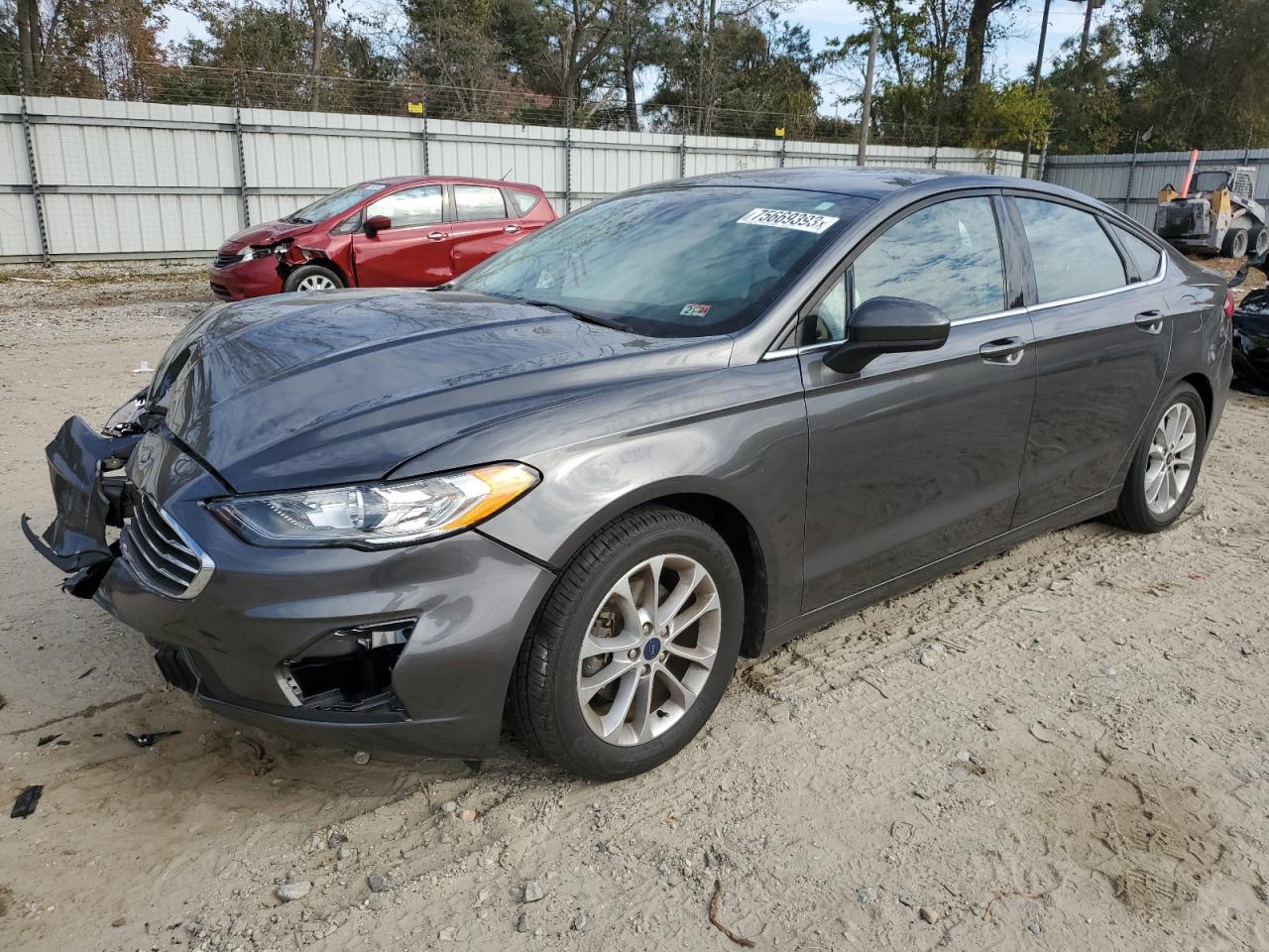 Изображение 1 2019 FORD FUSION SE 2019 с VIN 3FA6P0HD6KR163192