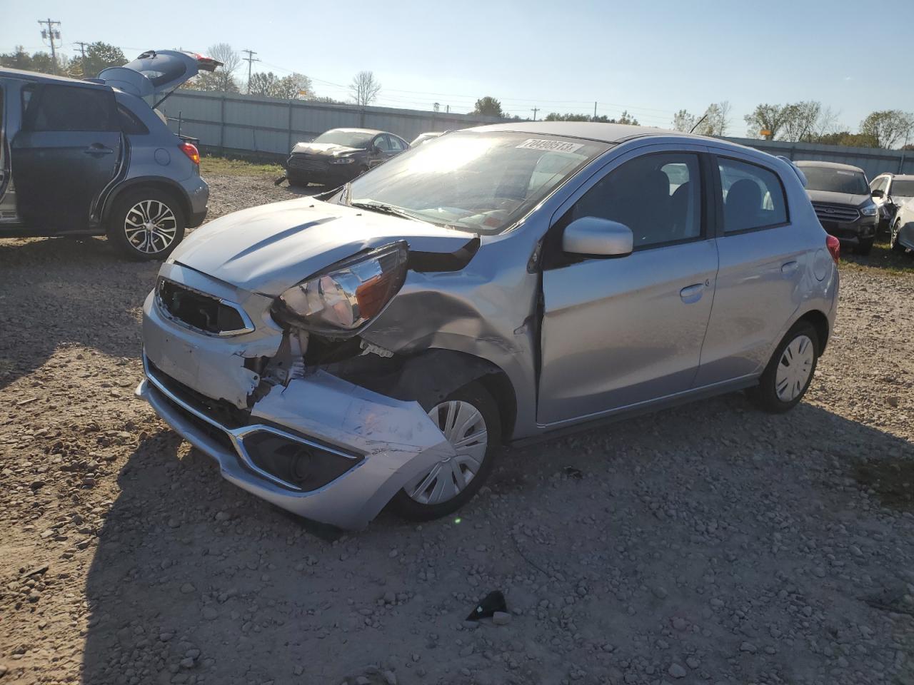Image 1 of 2019 MITSUBISHI MIRAGE ES 2019 with VIN ML32A3HJ7KH009144